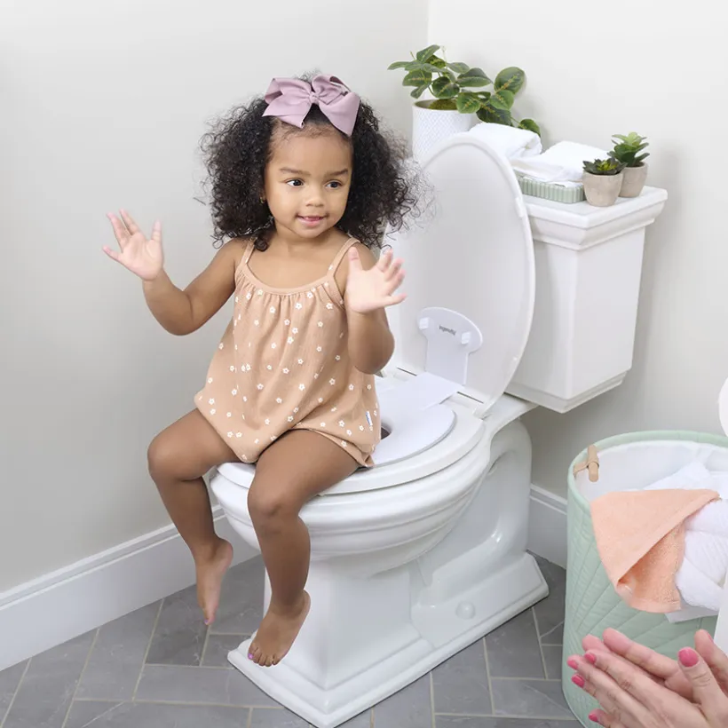 Réducteur de toilette Flip & Sit blanc