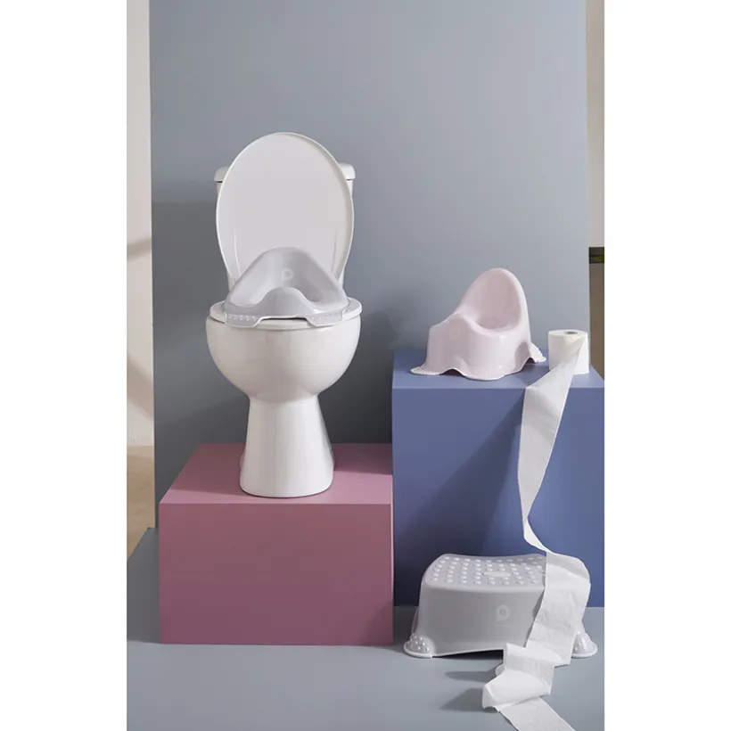 Réducteur de toilette Popotam 2.0 gris