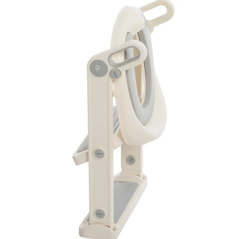 Réducteur de toilettes avec marches écru