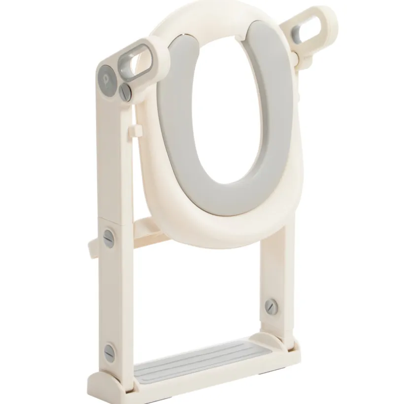Réducteur de toilettes avec marches écru