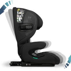 Rehausseur inclinable ISOFIX R129 i-Size Eliseo Softness - Carbon
