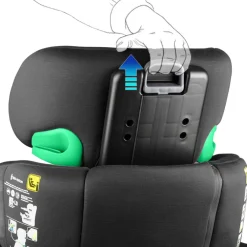 Rehausseur inclinable ISOFIX R129 i-Size Eliseo Softness - Carbon