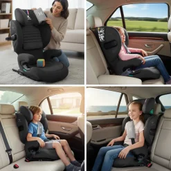 Rehausseur inclinable ISOFIX R129 i-Size Eliseo Softness - Carbon
