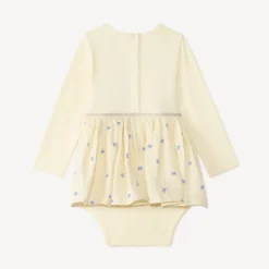 Robe bébé fille 2-en-1 imprimé papillon