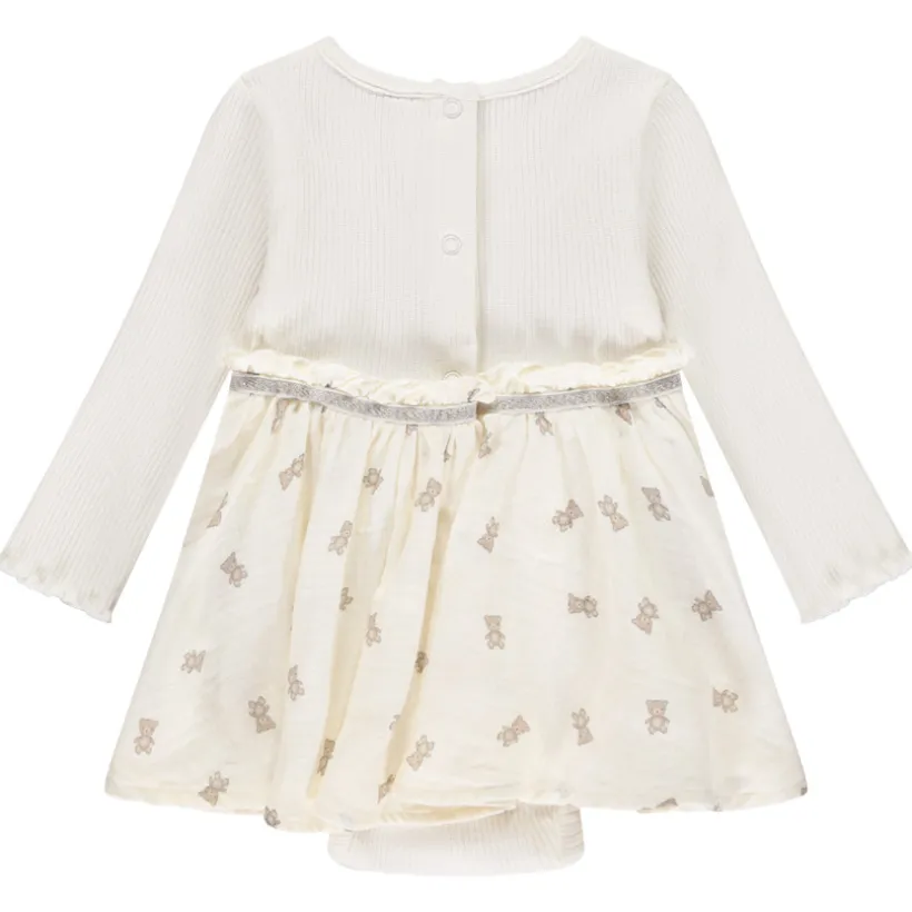 Robe body effet 2 en 1 avec imprimé oursons pour bébé fille
