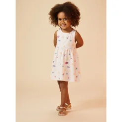 Robe débardeur en jersey imprimé fantaisie pour bébé fille