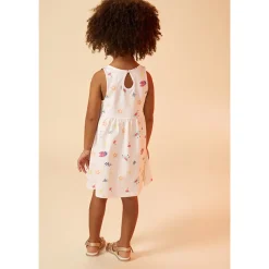 Robe débardeur en jersey imprimé fantaisie pour bébé fille