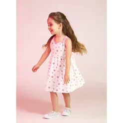 Robe débardeur imprimé fleuri pour bébé fille