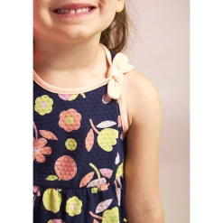 Robe débardeur imprimé fleuri pour bébé fille