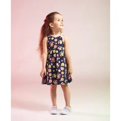 Robe débardeur imprimé fleuri pour bébé fille