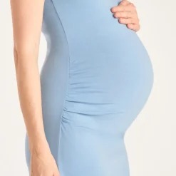 Robe débardeur longue en jersey pour femme enceinte