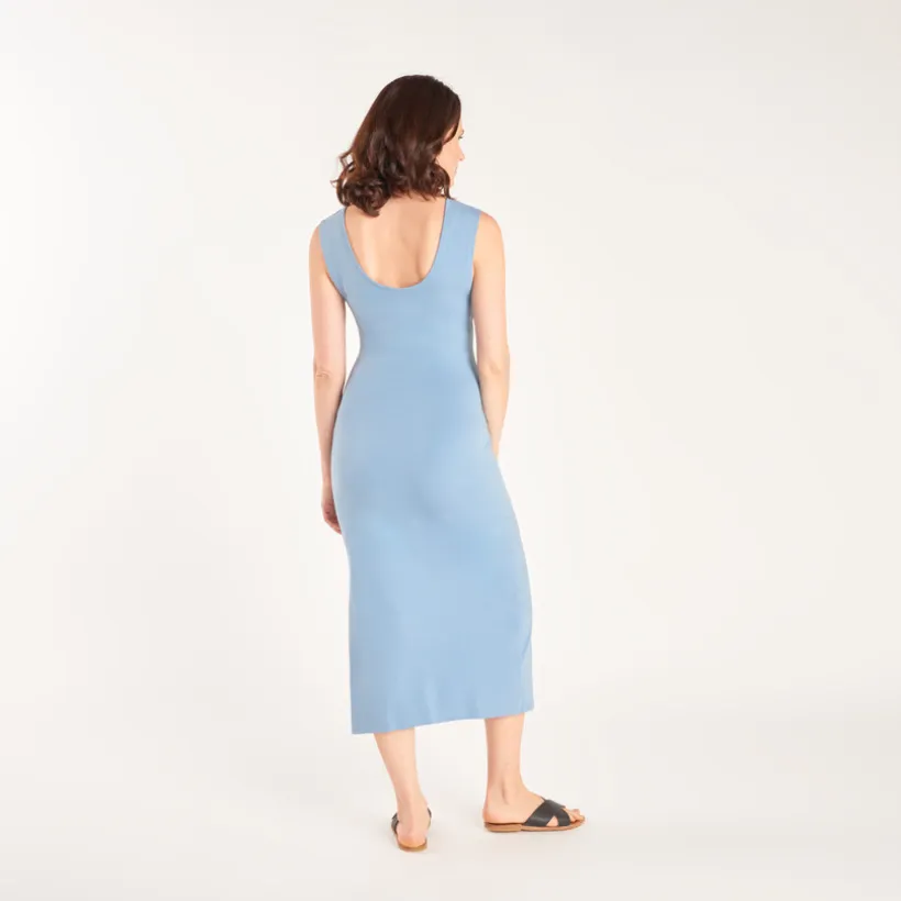 Robe débardeur longue en jersey pour femme enceinte