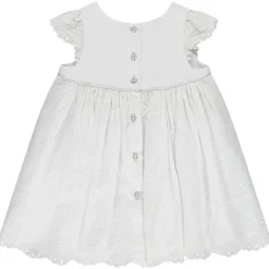 Robe de cérémonie en broderie anglaise pour bébé fille
