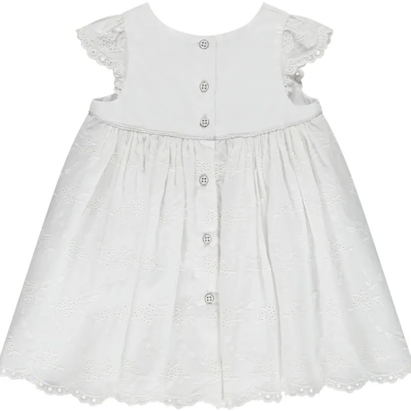 Robe de cérémonie en broderie anglaise pour bébé fille
