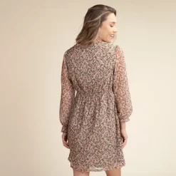 Robe de grossesse et d'allaitement imprimé fleuri