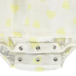 Robe effet 2 en 1 fantaisie imprimé cœurs pour bébé fille