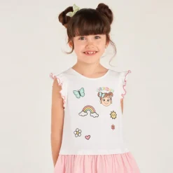 Robe 2-en-1 broderie Bilie Boo pour fille