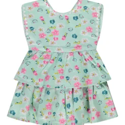 Robe en voile de coton imprimé fleuri pour bébé fille