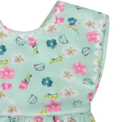 Robe en voile de coton imprimé fleuri pour bébé fille