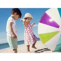 Robe imprimée à bretelles volantées pour bébé fille