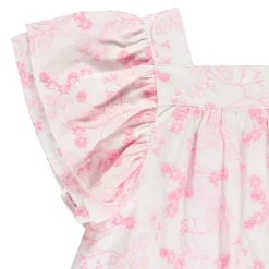 Robe manches courtes en broderie anglaise pour bébé fille
