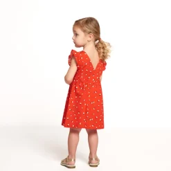 Robe manches courtes imprimé fleurs pour bébé fille