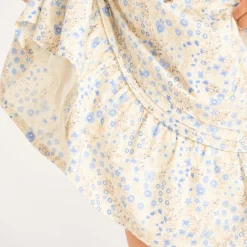 Robe manches courtes imprimé floral pour bébé fille
