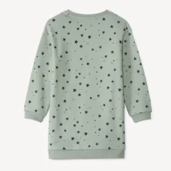 Robe molleton imprimé étoiles pour fille