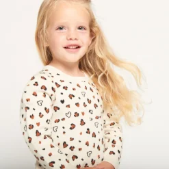 Robe pull en tricot motifs fantaisie pour bébé fille