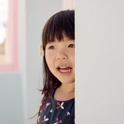 Robe sans manches imprimé fantaisie pour bébé fille