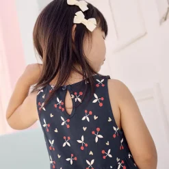 Robe sans manches imprimé fantaisie pour bébé fille