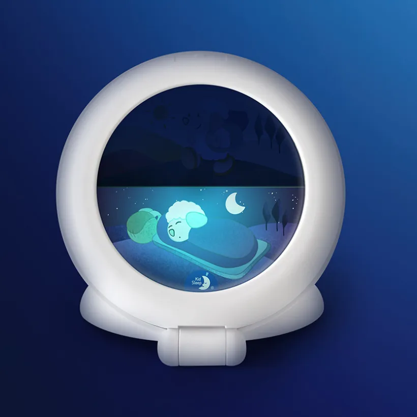 Réveil Kid'Sleep Globetrotter - Blanc