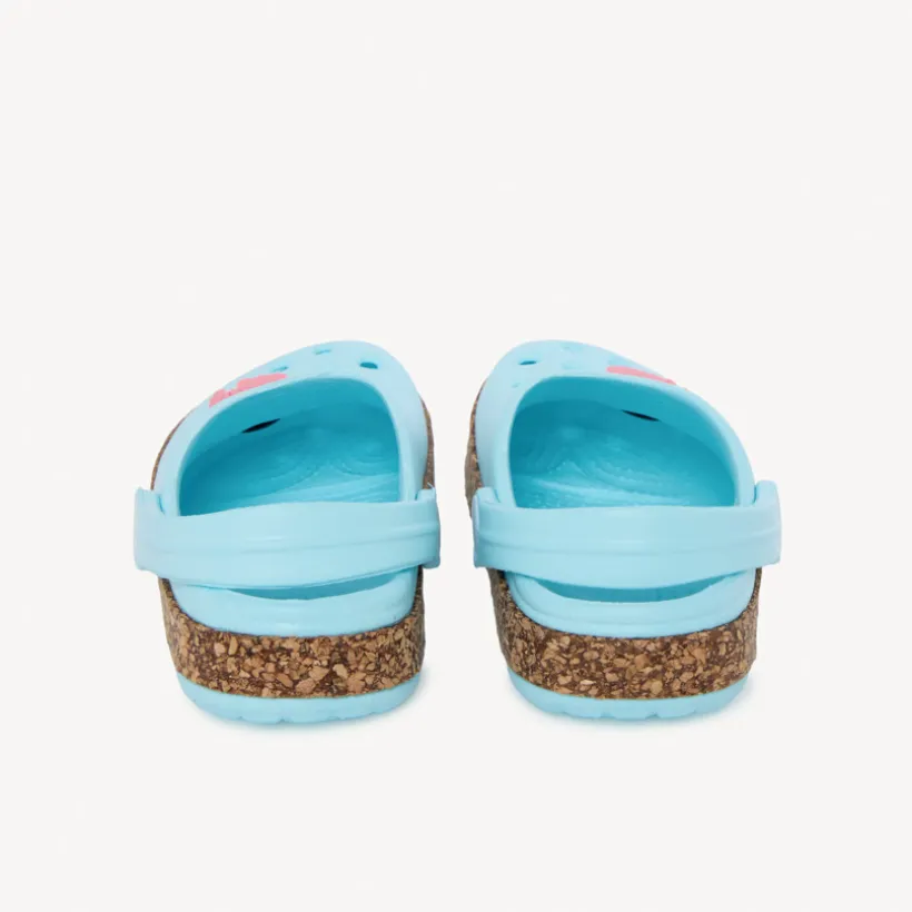 Sabots avec badge fleur et lanière pour bébé fille