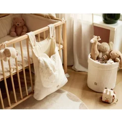 Sac de rangement pour parc - Oatmeal - Cloudy Rib