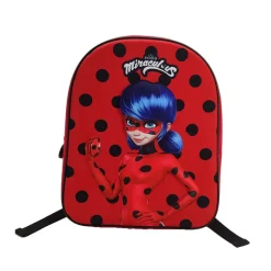 Sac à dos 32 cm Ladybug Miraculous rouge à pois