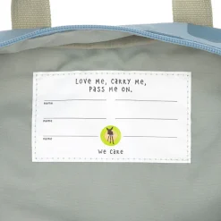Sac à dos enfant Mini Pattern carré Party Bleu