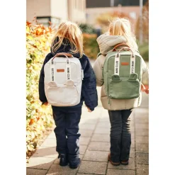 Sac à dos enfants Mini Club Signature Canvas Off White