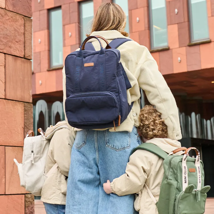 Sac à dos Family Club Signature + pochette + matelas à langer urban navy