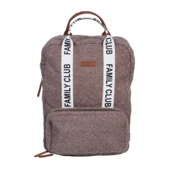Sac à dos Family Club Signature en teddy soft brown