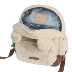 Sac à dos isotherme en bouclettes Roi des Forêts beige
