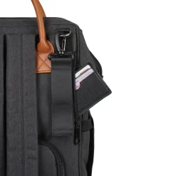 Sac à dos à langer Escapade gris foncé