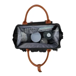 Sac à dos à langer Escapade gris foncé