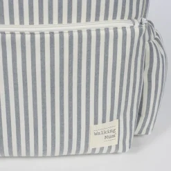 Sac à dos à langer Praliné à rayures - Matcha