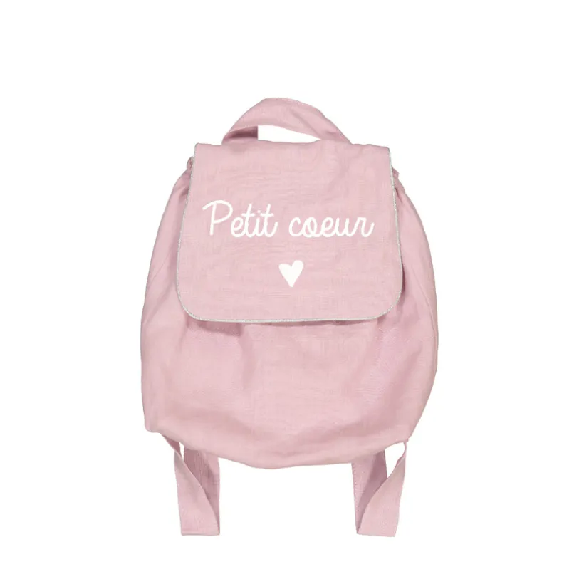 Sac à dos Petit coeur - Rose