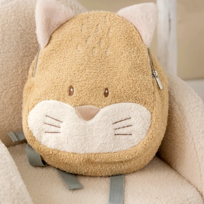 Sac à dos - Renard Teddy bouclette - miel