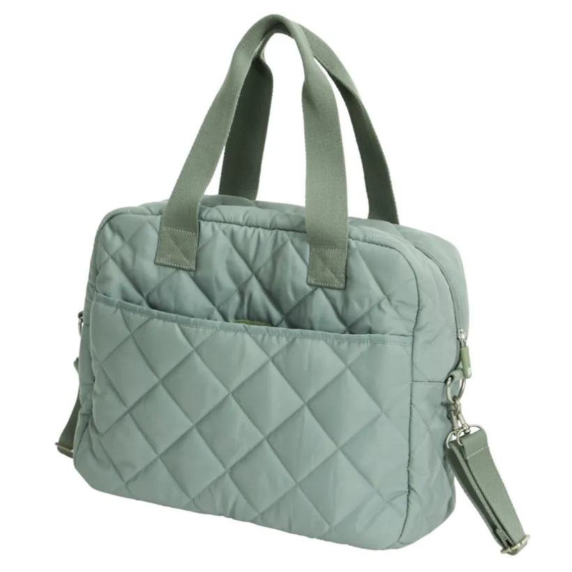 Sac à langer avec tapis matelassé Stockholm vert