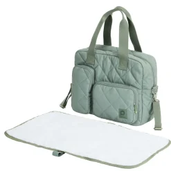 Sac à langer avec tapis matelassé Stockholm vert