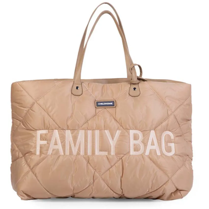 Sac à langer Family Bag matelassé Beige
