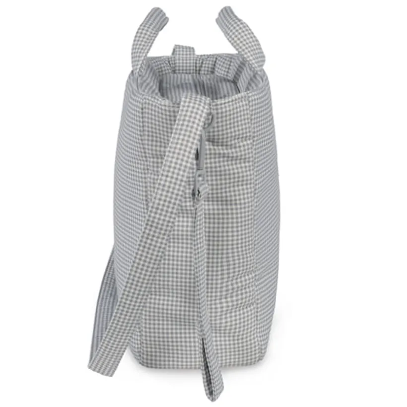 Sac à langer Little Bloom Vichy Gris
