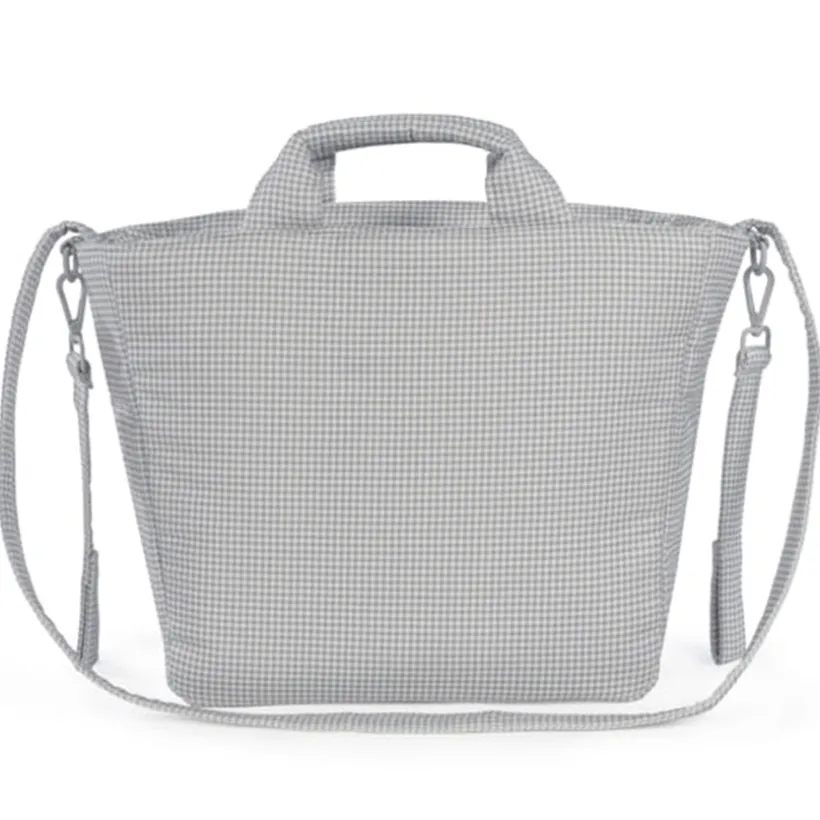 Sac à langer Little Bloom Vichy Gris